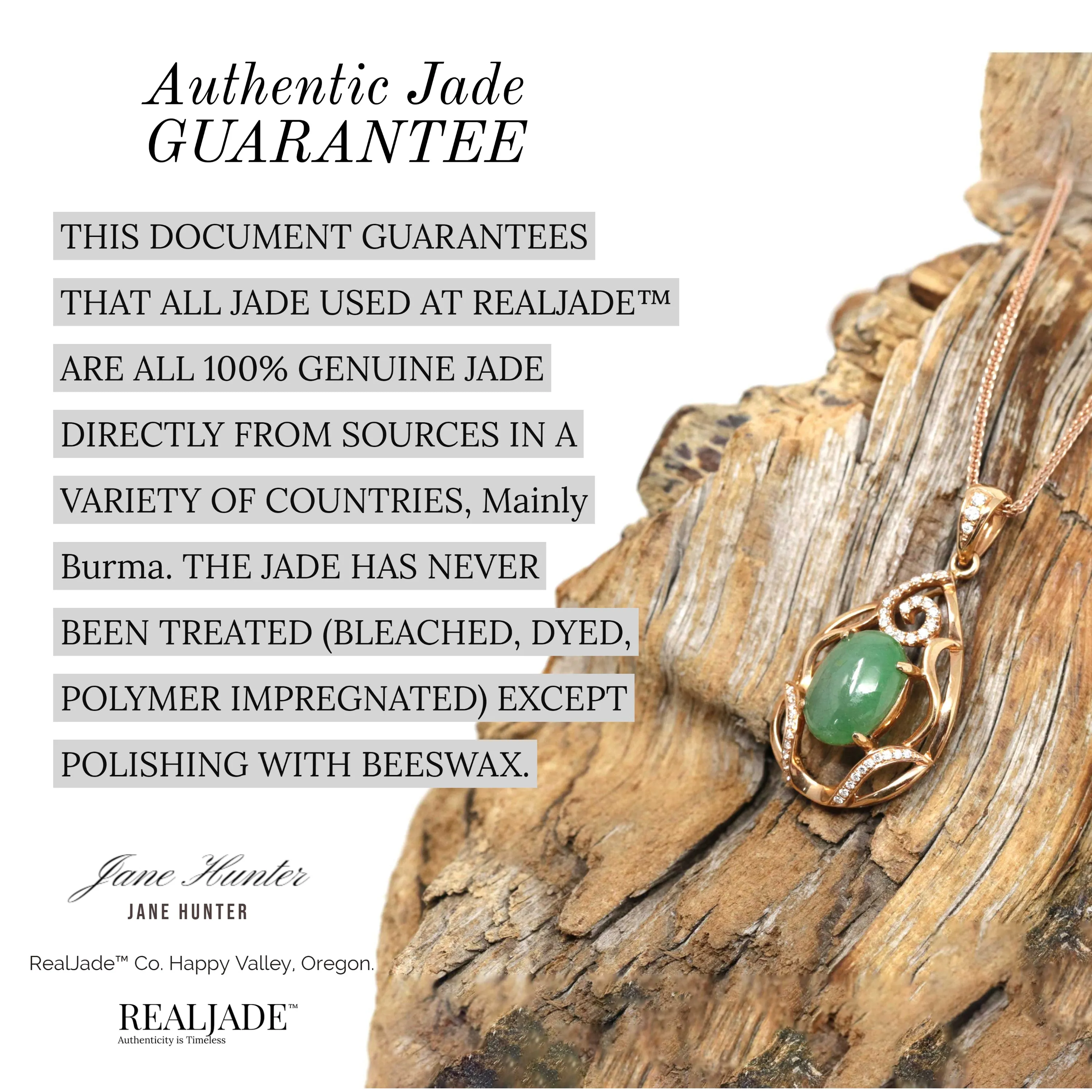 RealJade® "Lavender Ginkgo Leaf "18k Rose Gold Lavender Jadeite Jade Diamond Pendant Necklace