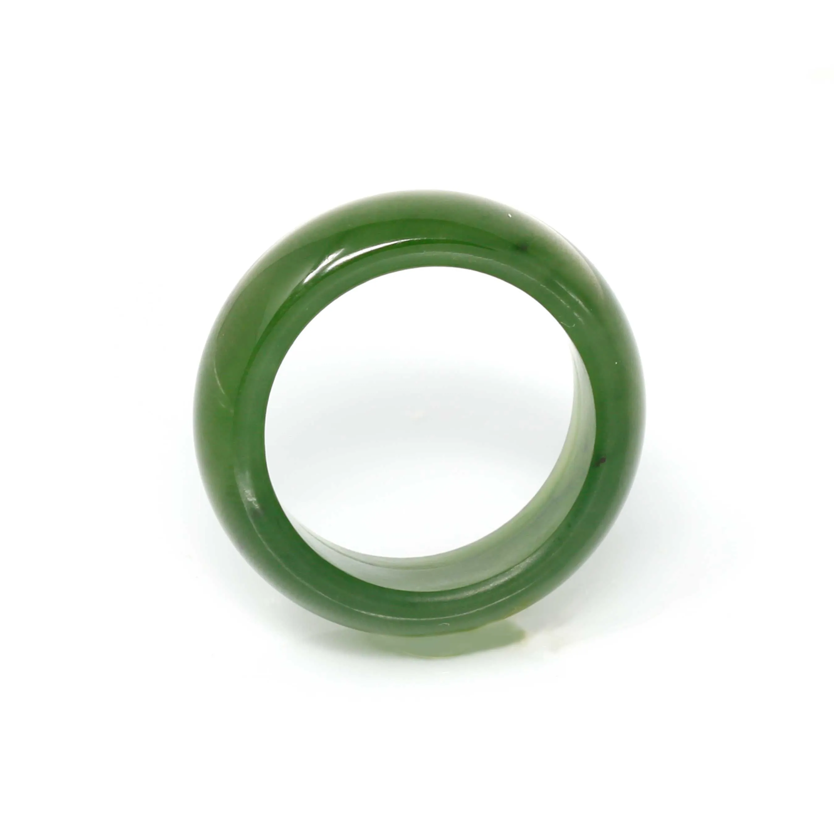 RealJade® "Origin" Traditional Genuine Nephrite Green Jade Ring