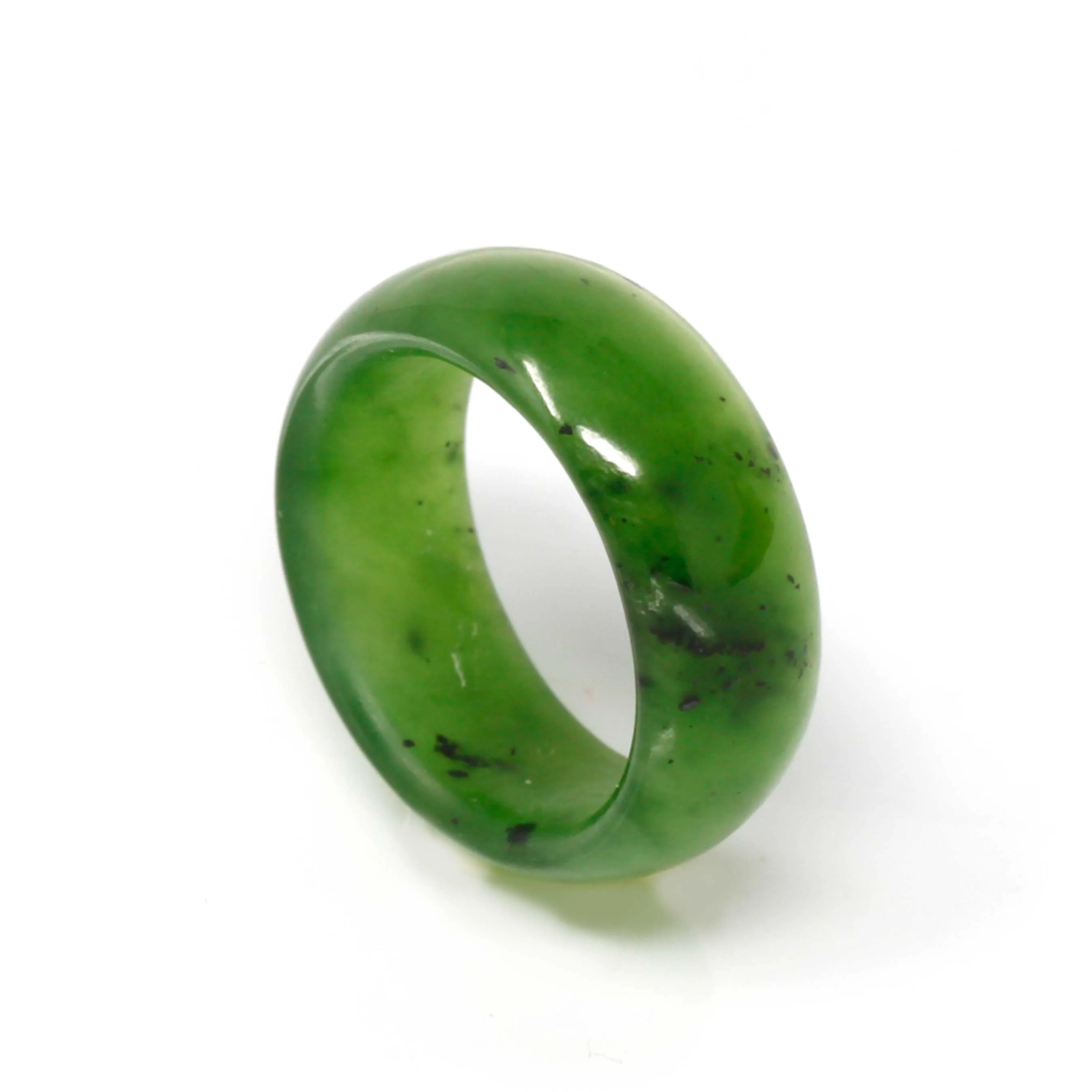 RealJade® "Origin" Traditional Genuine Nephrite Green Jade Ring