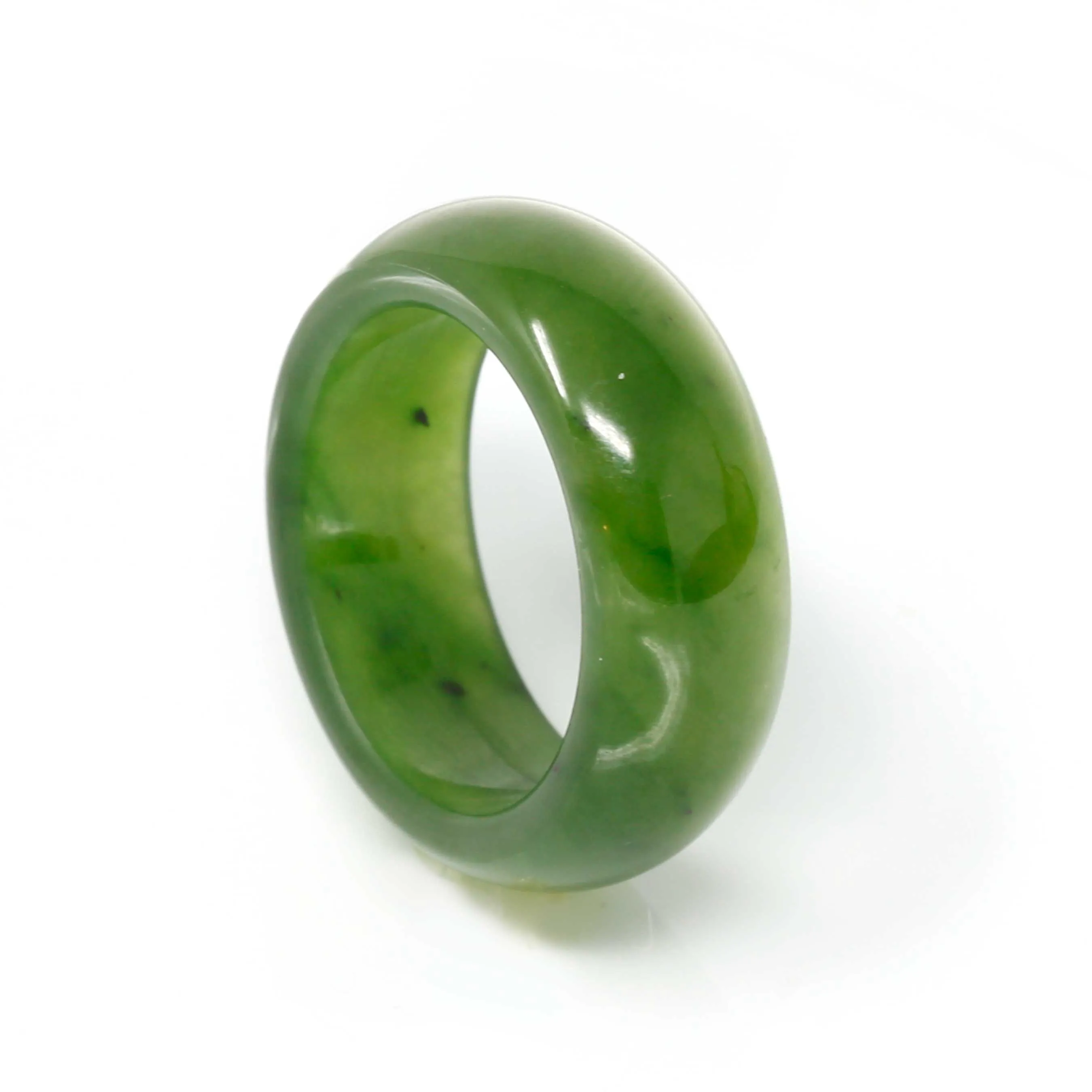 RealJade® "Origin" Traditional Genuine Nephrite Green Jade Ring