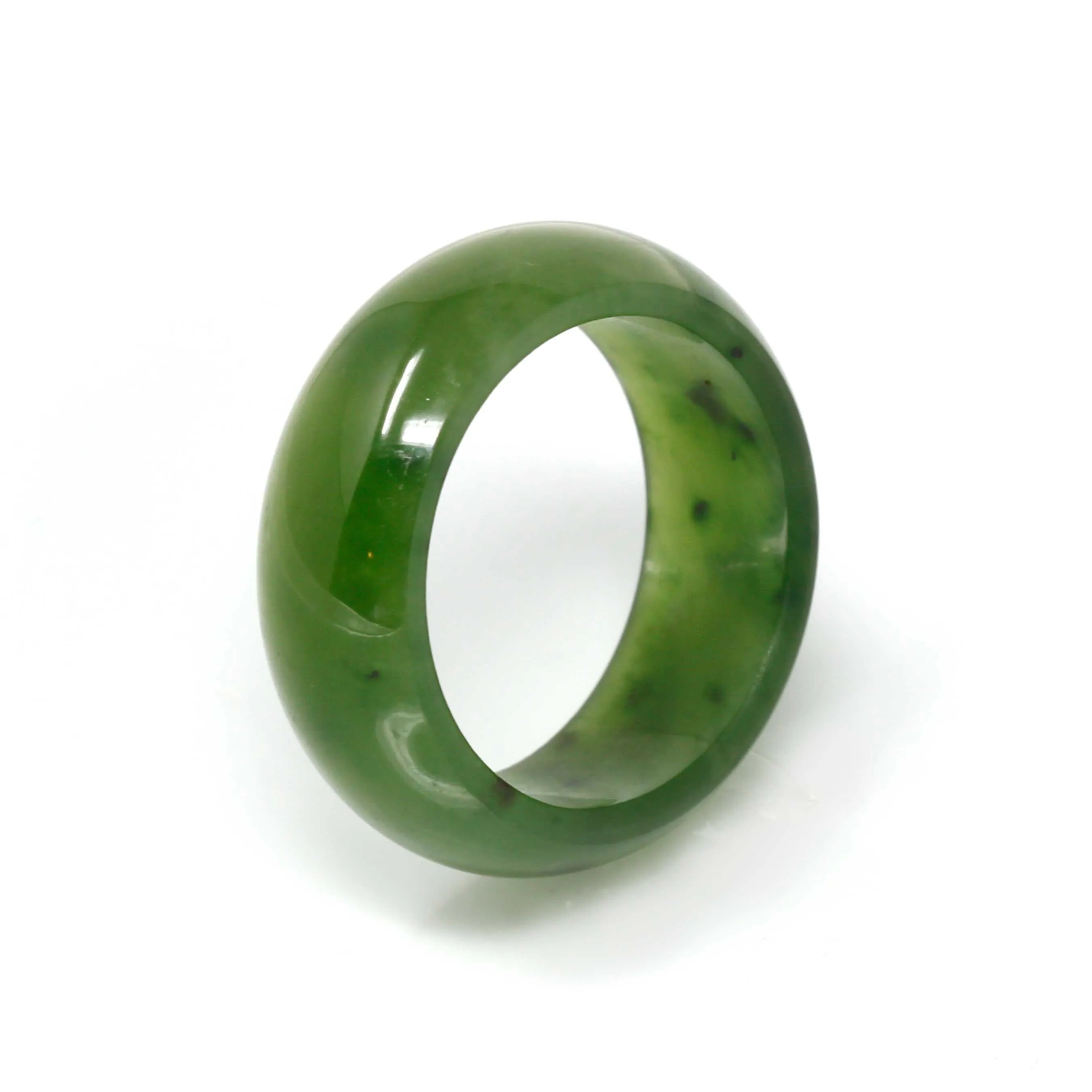 RealJade® "Origin" Traditional Genuine Nephrite Green Jade Ring