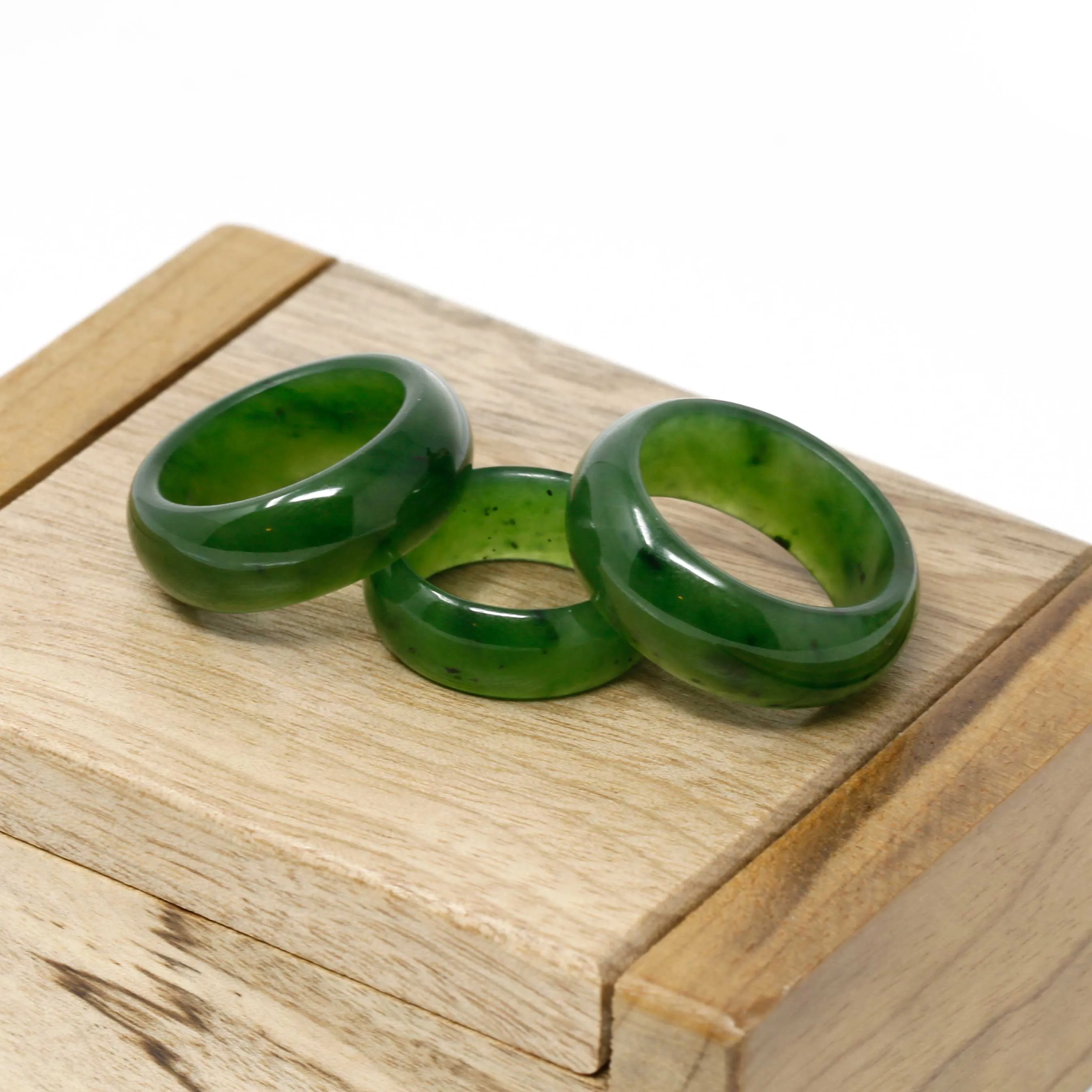 RealJade® "Origin" Traditional Genuine Nephrite Green Jade Ring