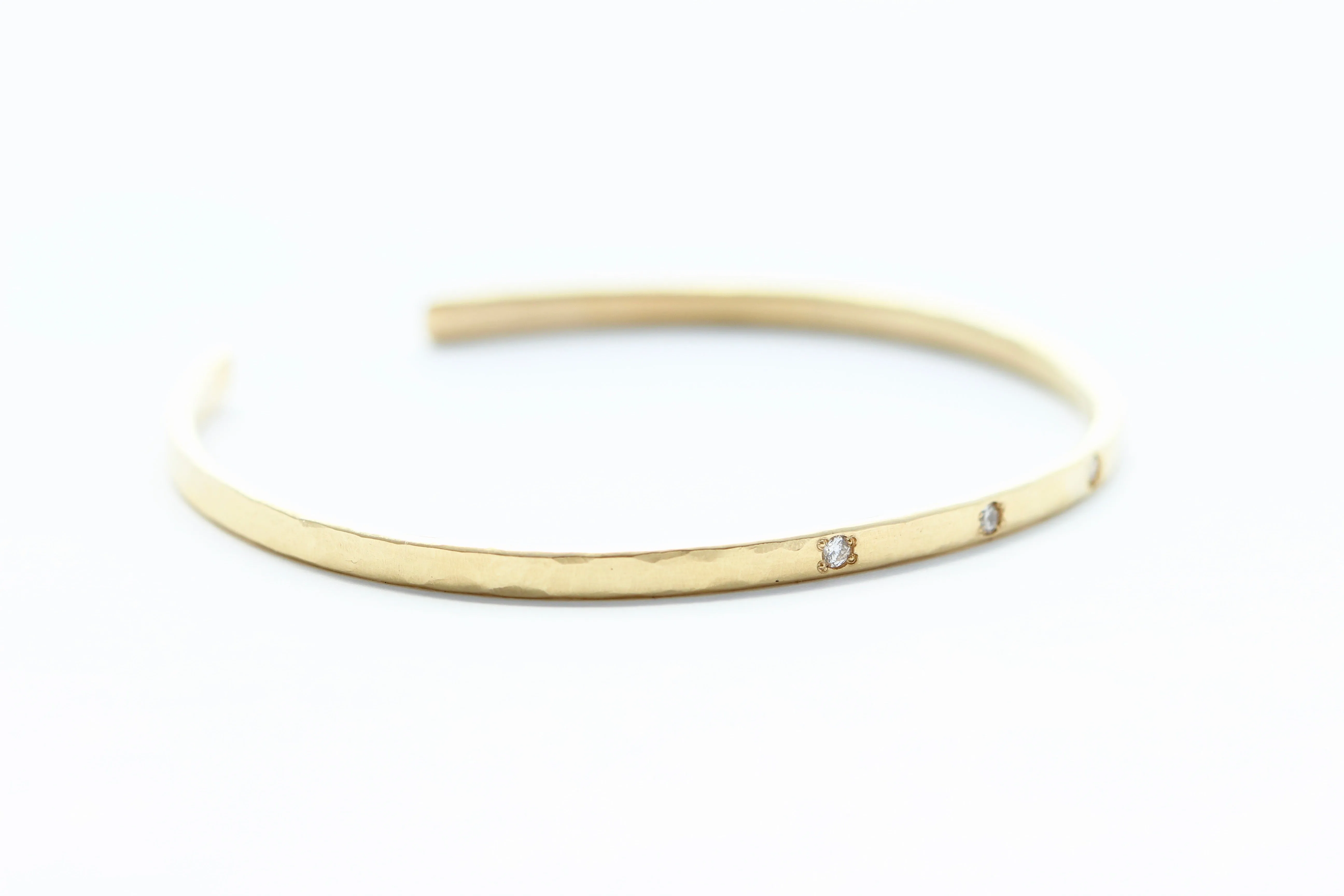 Rise and Shine bracelet - 14k gold and sparkly diamonds