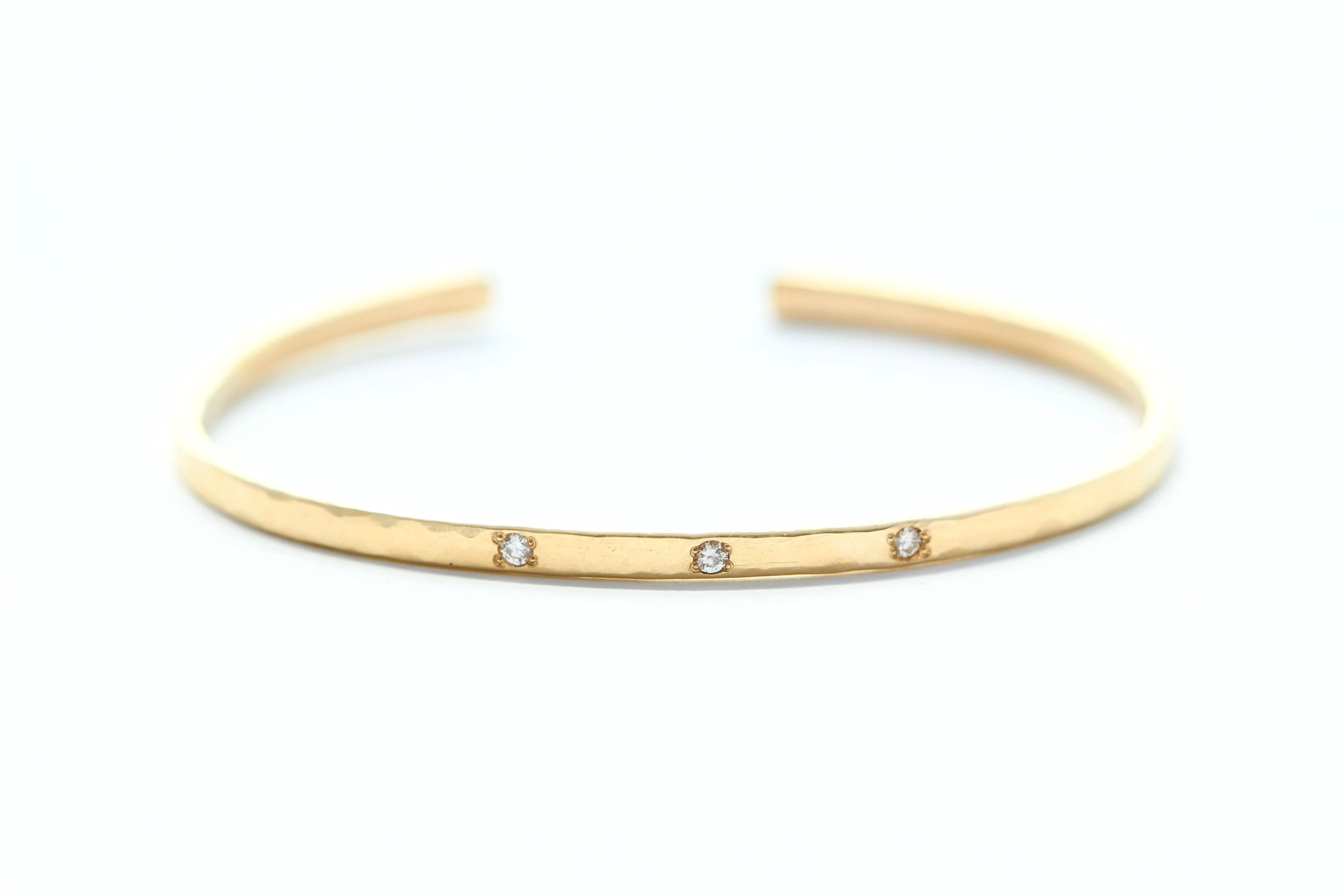 Rise and Shine bracelet - 14k gold and sparkly diamonds