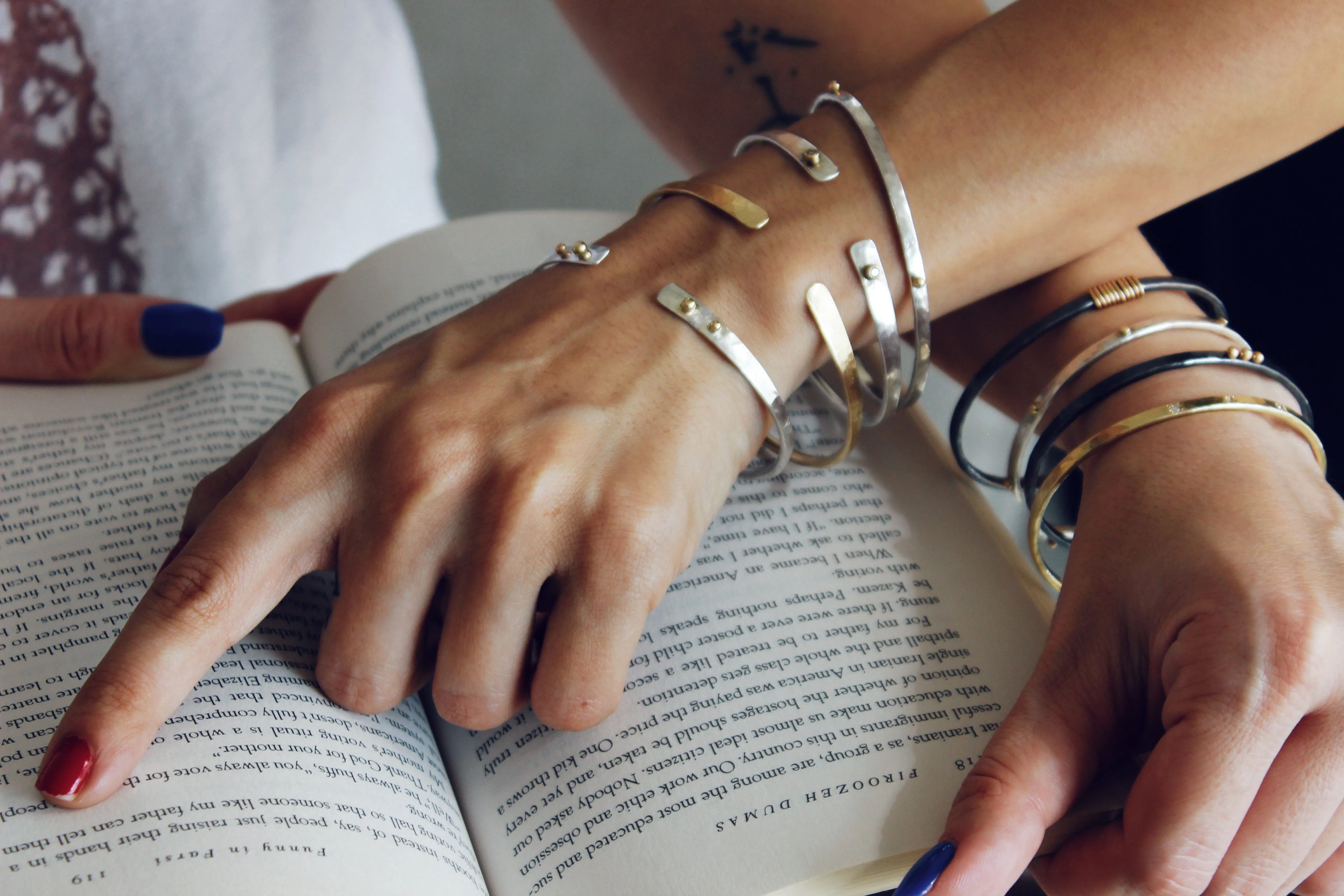 Rise and Shine bracelet - 14k gold and sparkly diamonds