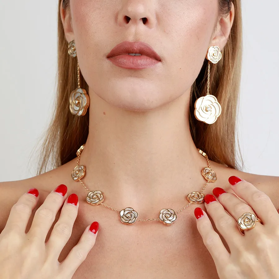 Rose- multi-wear earring
