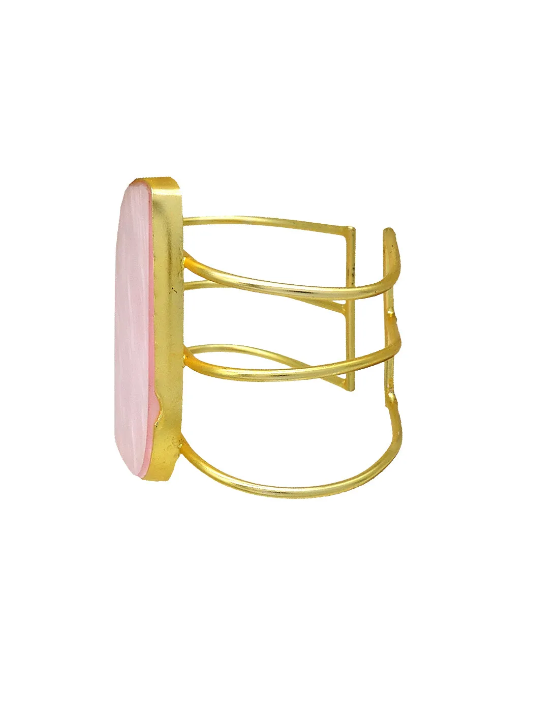 Rose Quartz Cuff