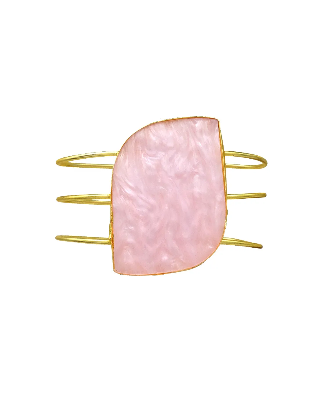 Rose Quartz Cuff