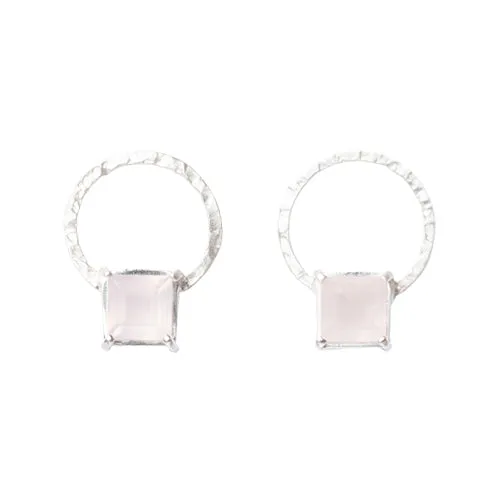 Rose Quartz Portofino Earrings