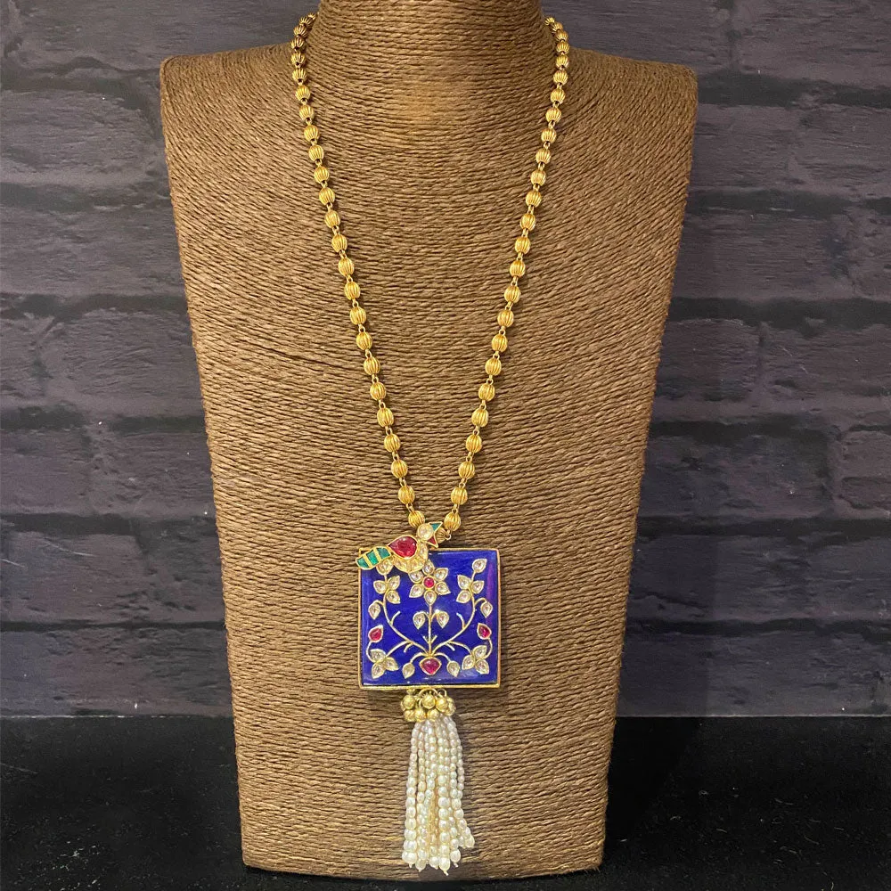 Royal Lapis Lazuli Stone Pendant Necklace