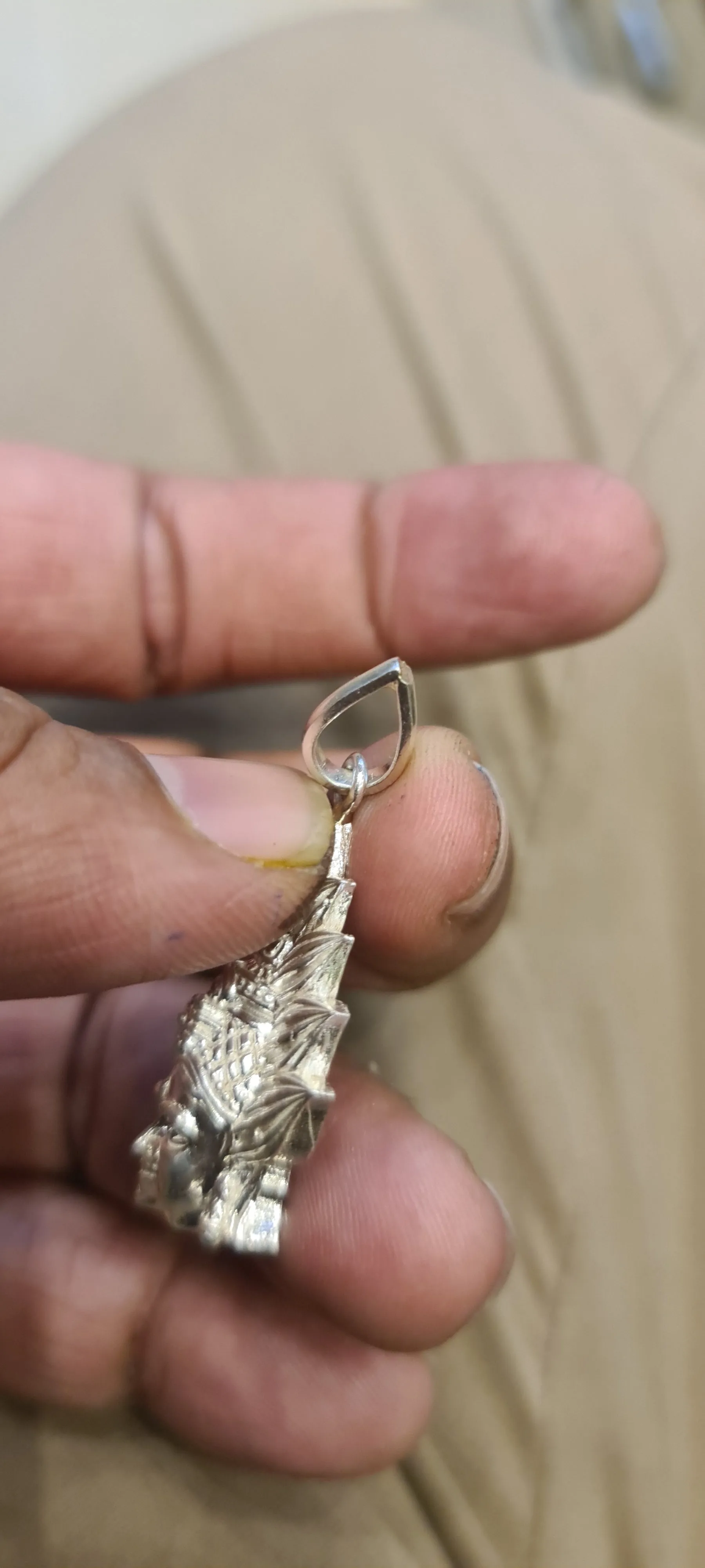 Radiant Pure Silver Locket featuring Renuka Yellamma/Maramma/Aadishakti Devi Design - Enhance Your Spiritual Connection