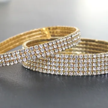 Silver Tennis Anklet - 18k Gold-Filled Anklets For Women - Silver Anklets - Anna Anklet