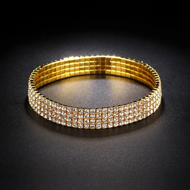 Silver Tennis Anklet - 18k Gold-Filled Anklets For Women - Silver Anklets - Anna Anklet