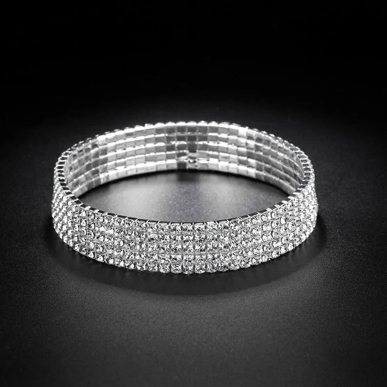 Silver Tennis Anklet - 18k Gold-Filled Anklets For Women - Silver Anklets - Anna Anklet
