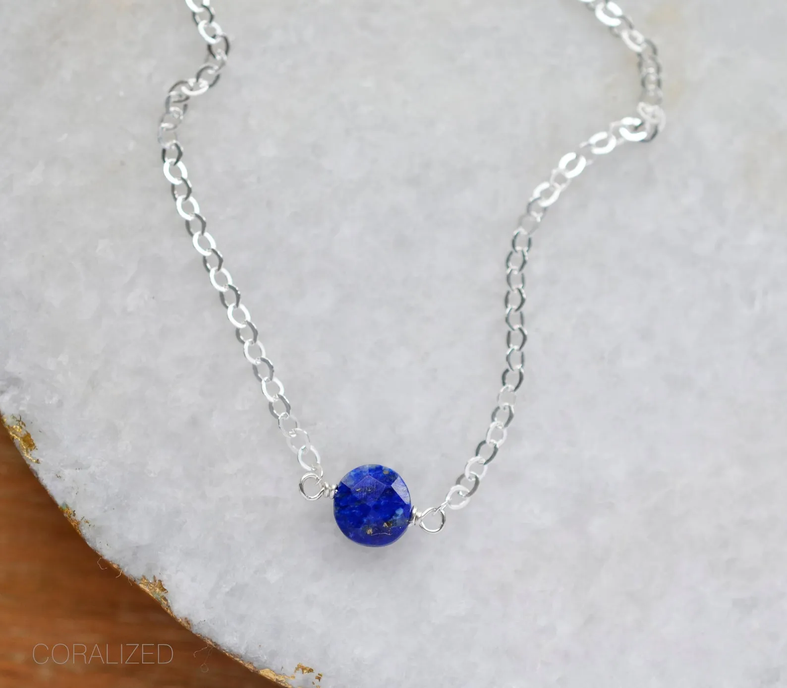 Small Lapis Lazuli Necklace
