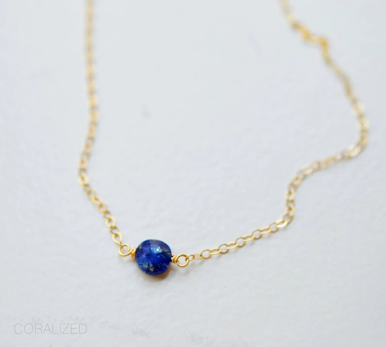 Small Lapis Lazuli Necklace