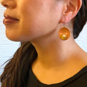 SPARK SMALL Perfect Go-To Mixed Metal Earrings with Metal and Accent Bead Options from the SCULPTURAL Collection