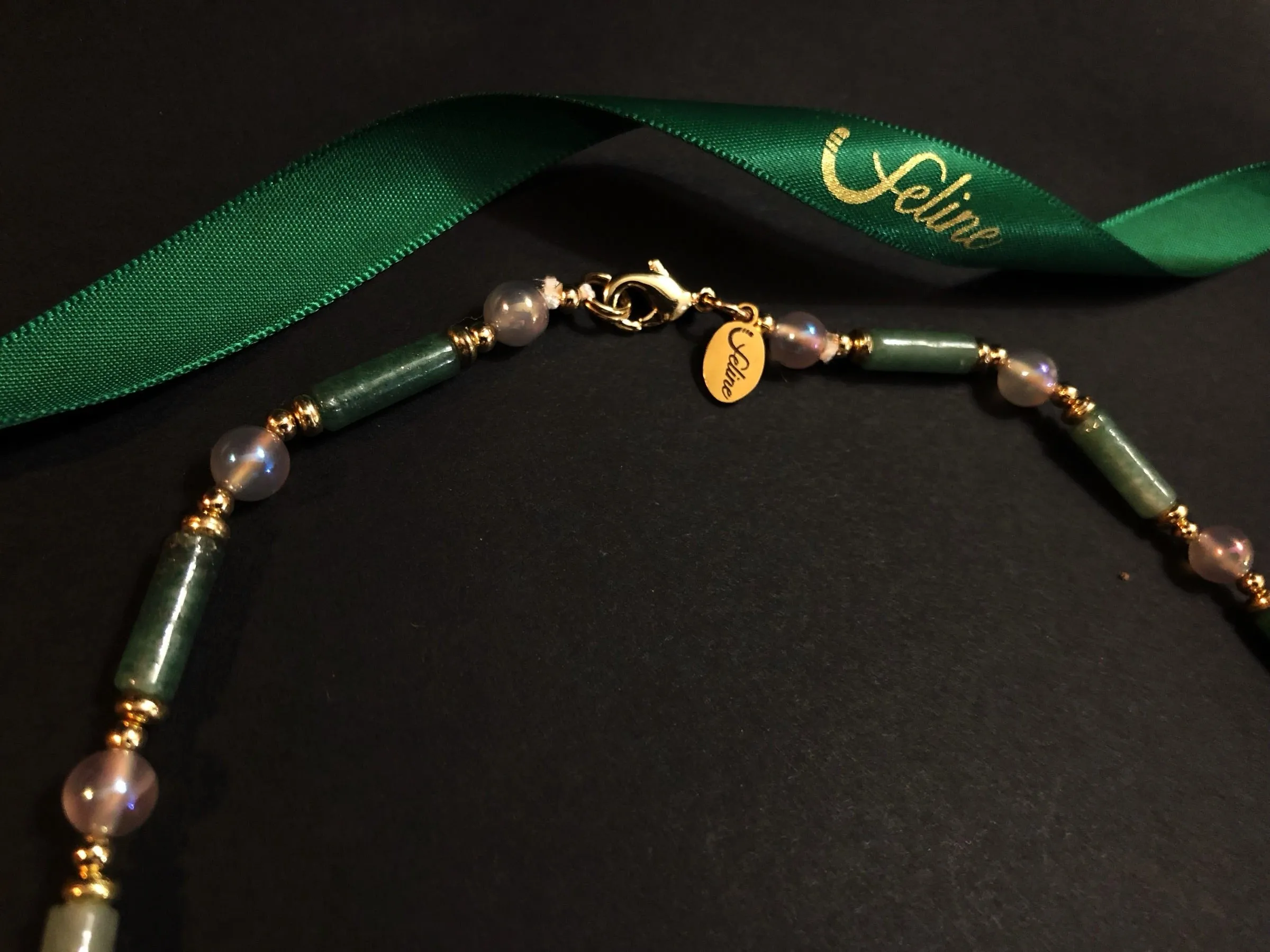 Spencer Jade   Moon Stone Necklace
