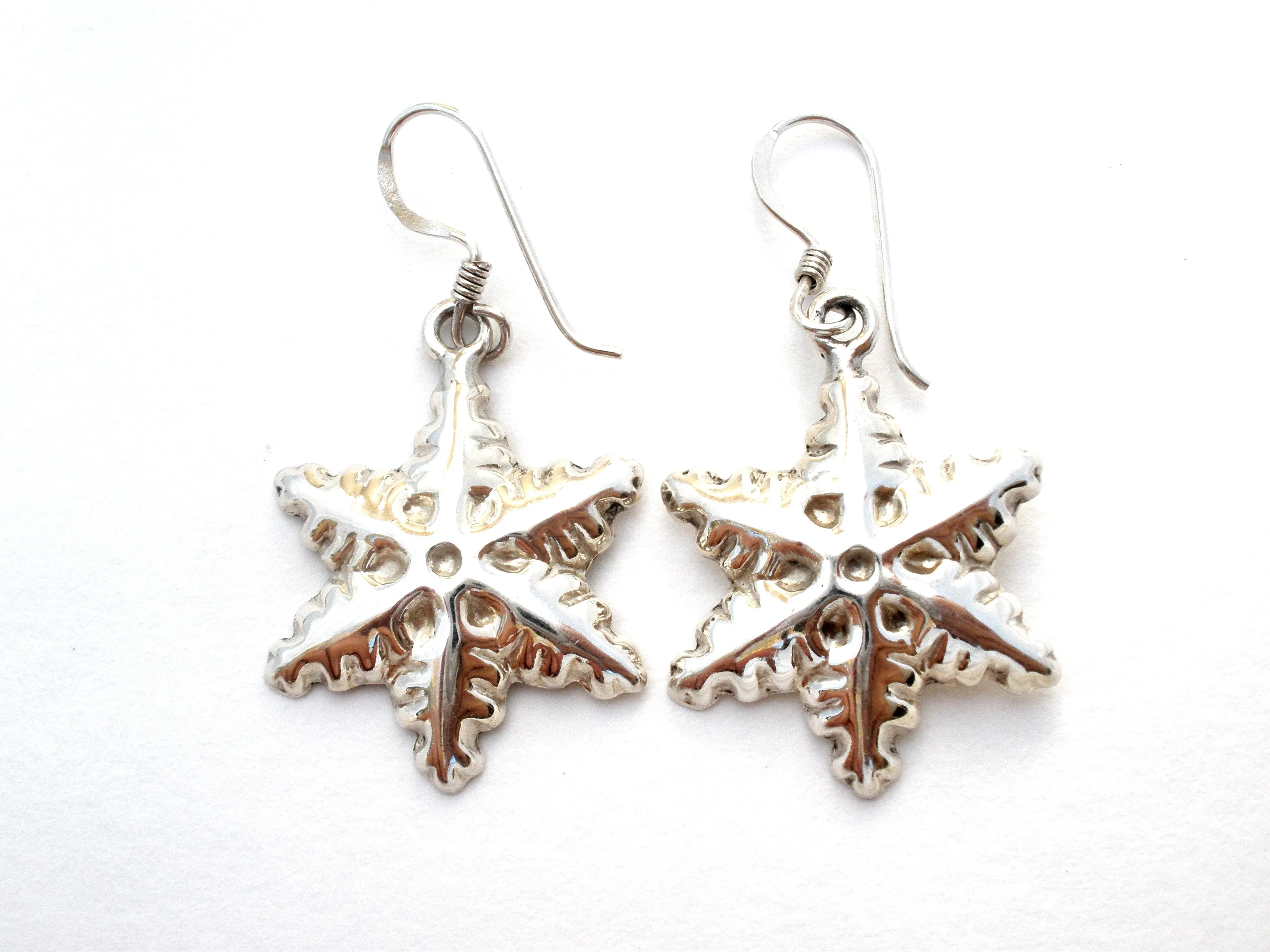 Sterling Silver Snowflake Necklace Set