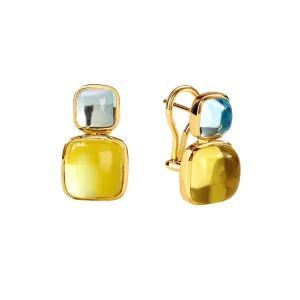 Sugarloaf Cabochon Earrings