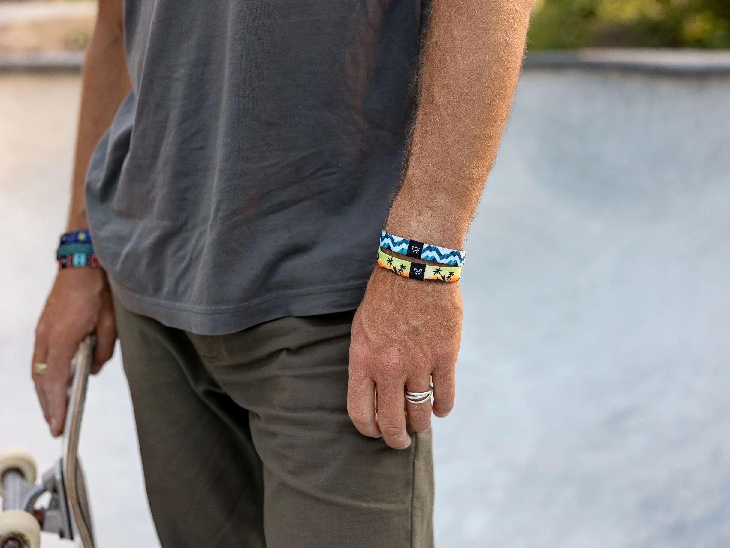 Tiki Turtles Wristband Bracelet