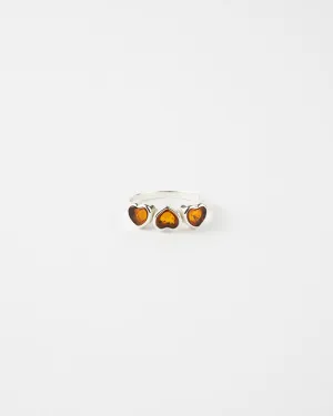 Triple Heart Ring