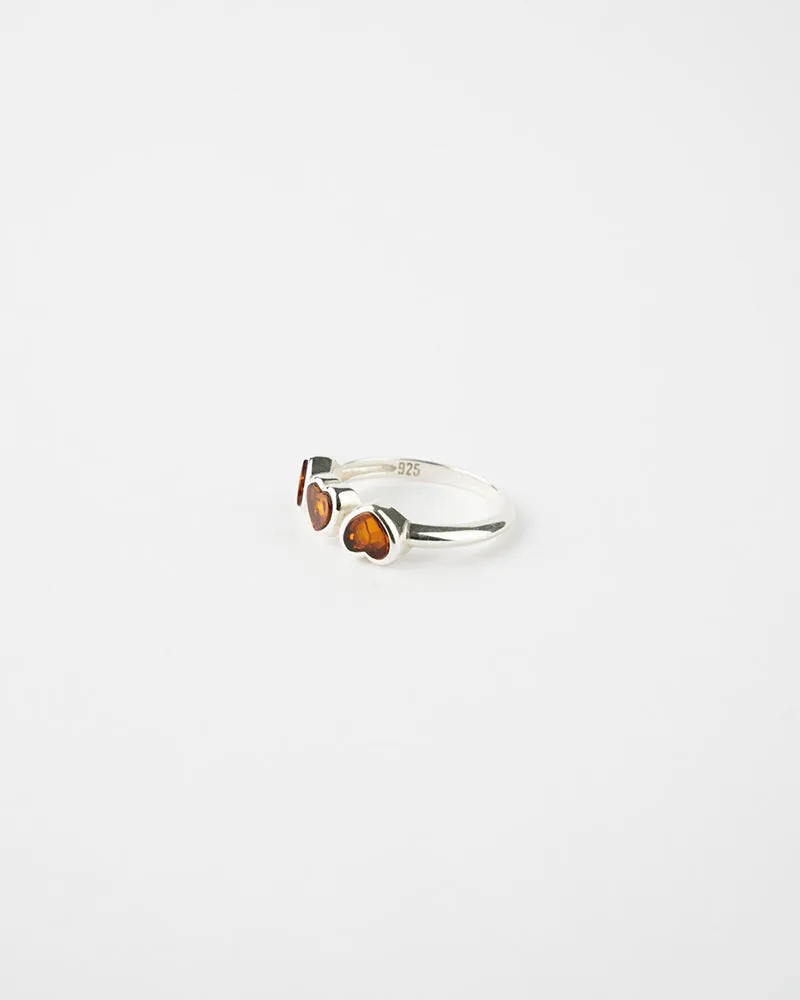 Triple Heart Ring
