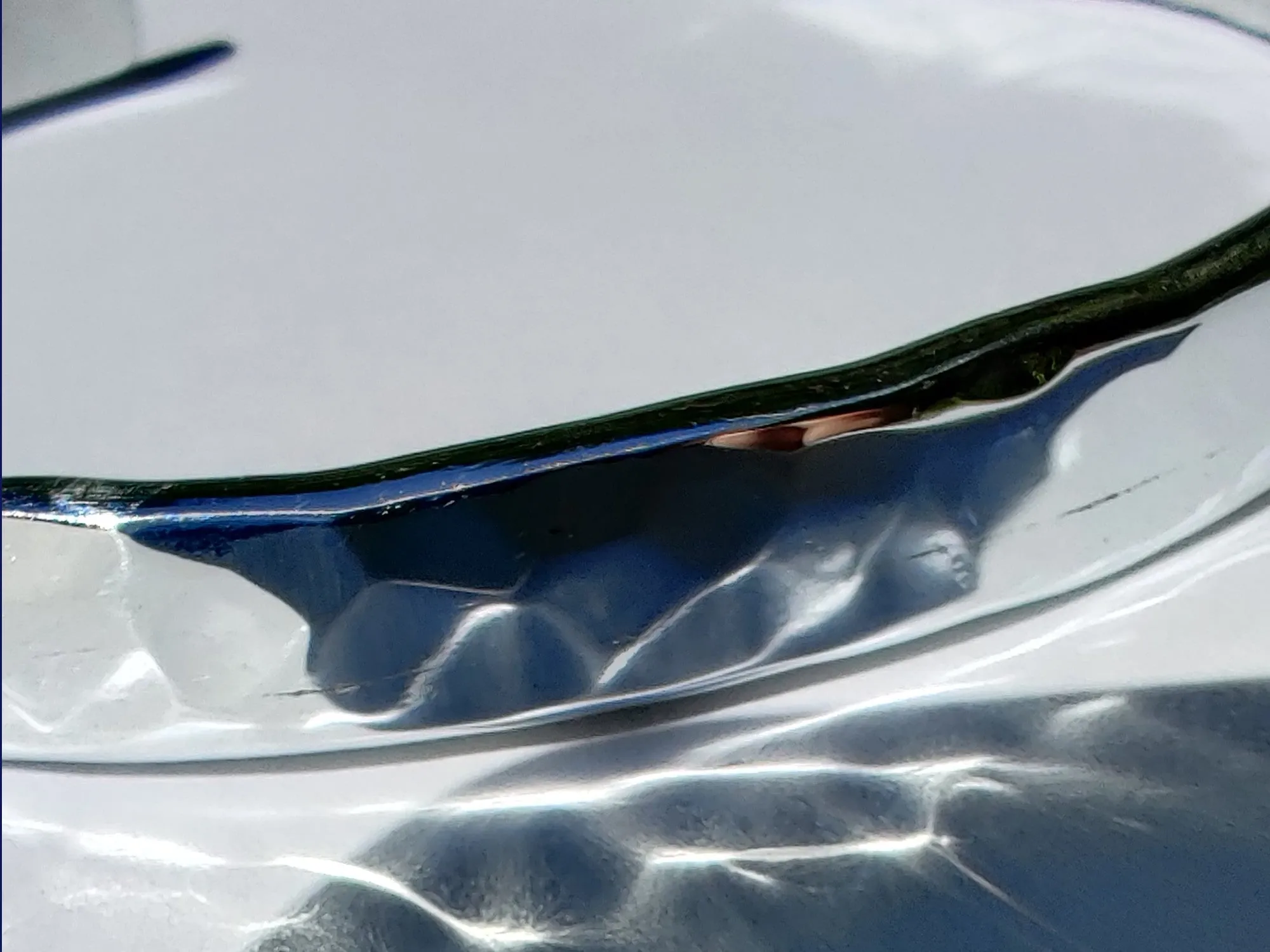 Zinc Anklet With Hammer Texture